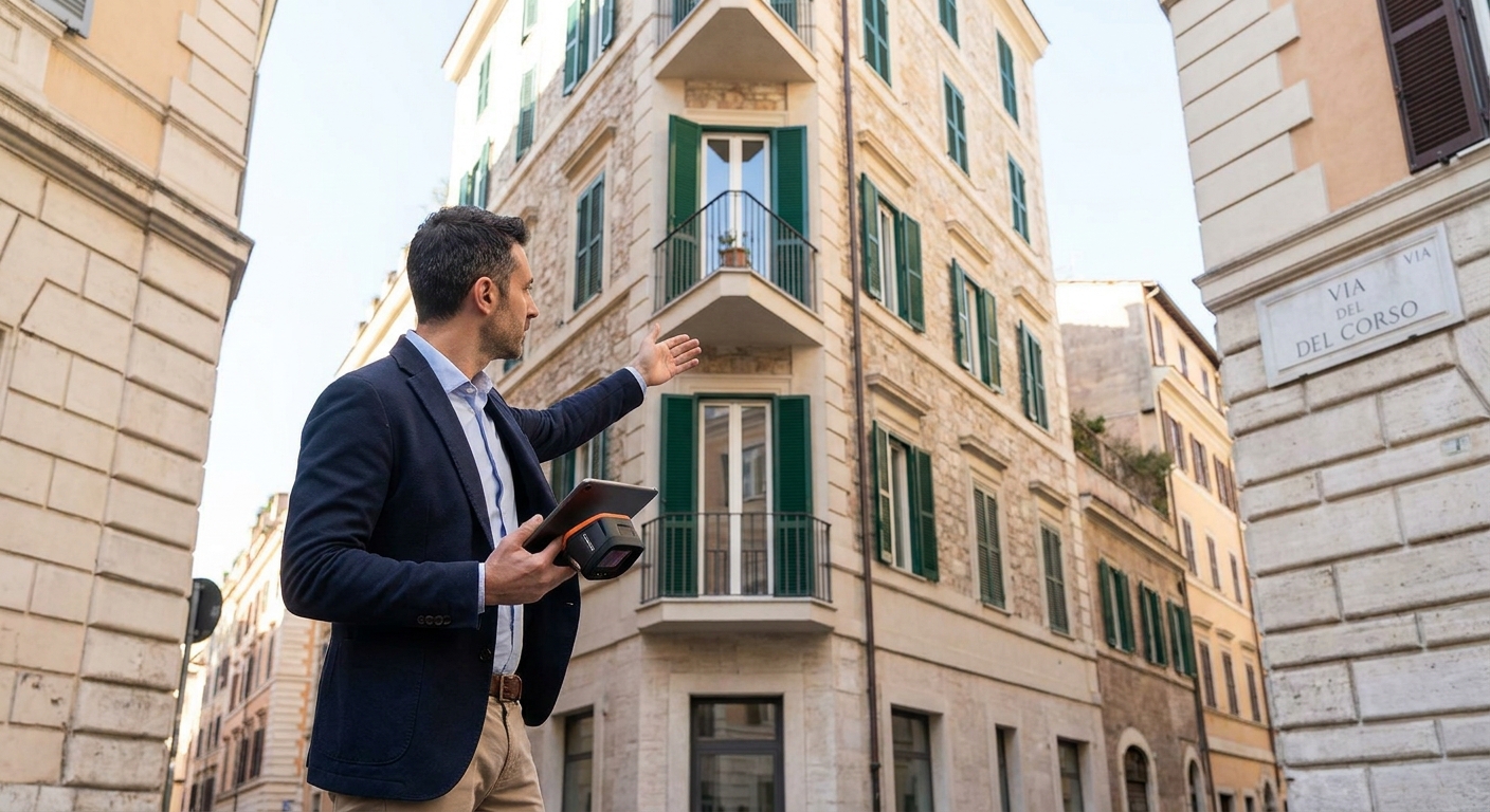 italian architecture apartment building facade