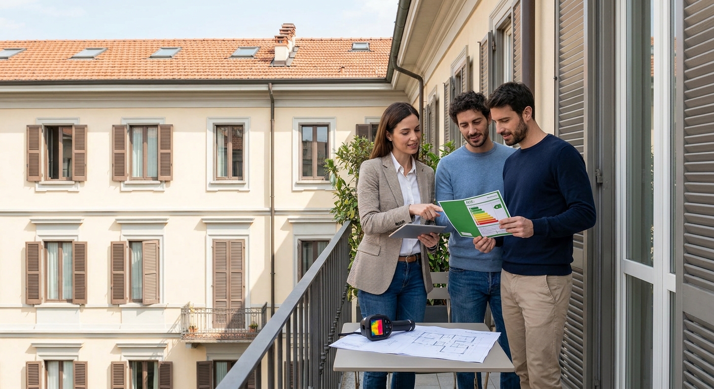 italian energy certificate APE apartment architecture