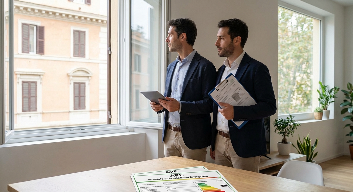 italian energy certificate APE Milano apartment