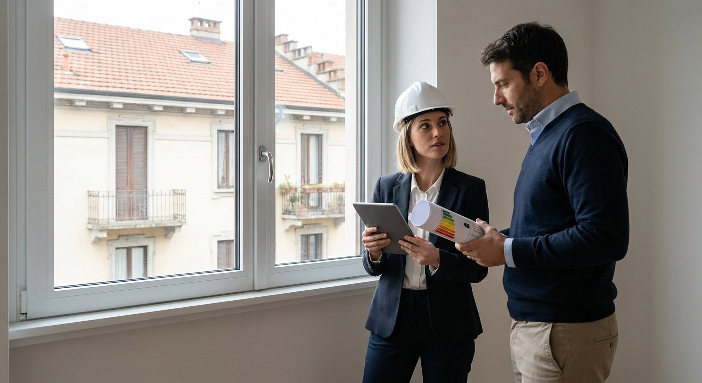 italian energy certificate APE Milano apartment